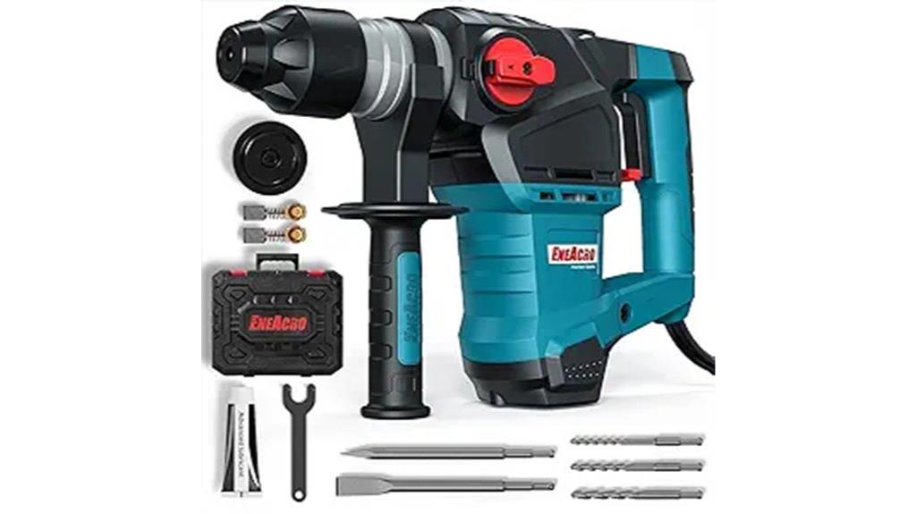 powerful 12 5 amp rotary hammer