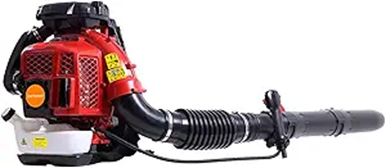powerful 80cc gas blower