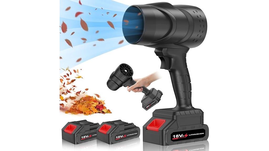 powerful cordless blower set