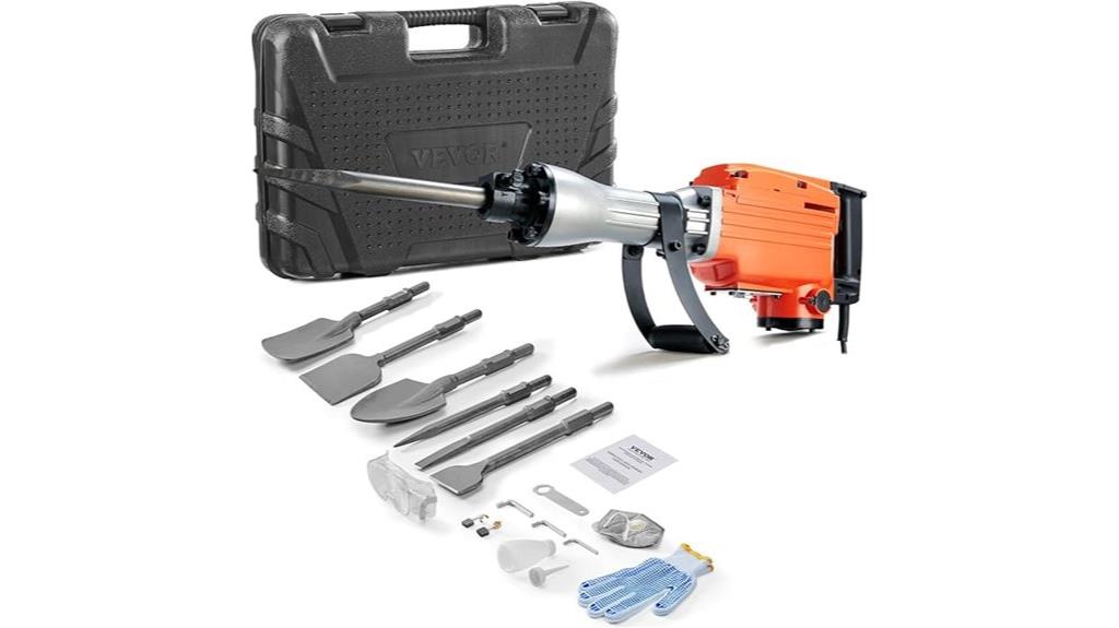 powerful electric concrete breaker