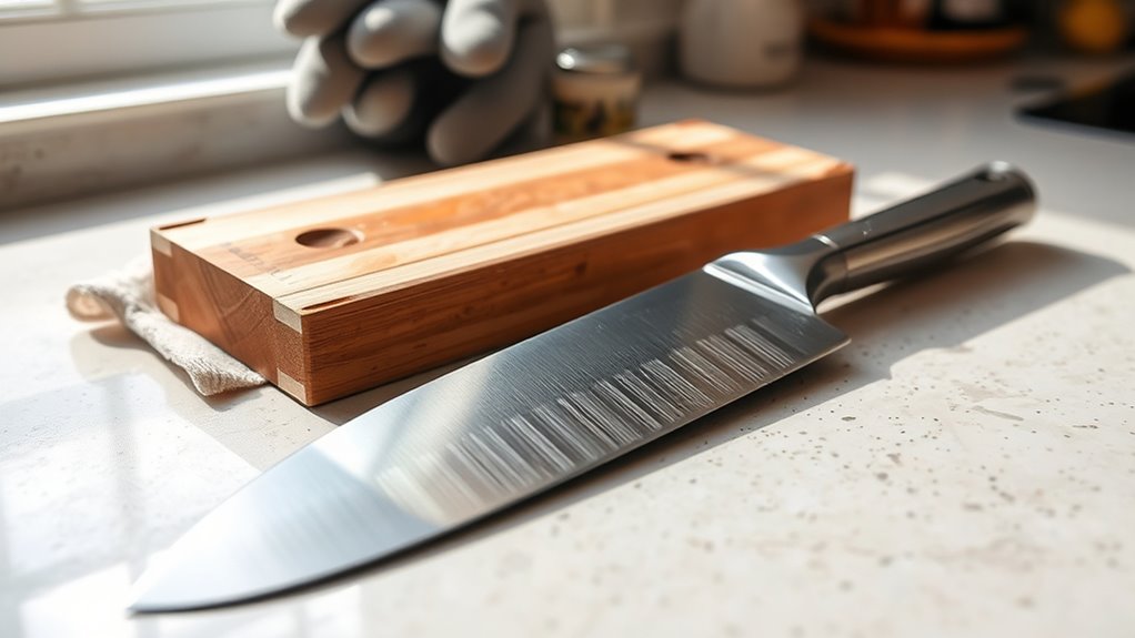 proper knife handling and care