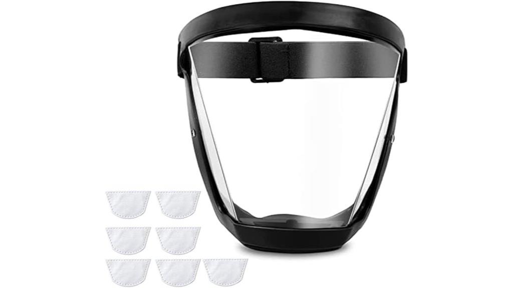 protective face shield gear