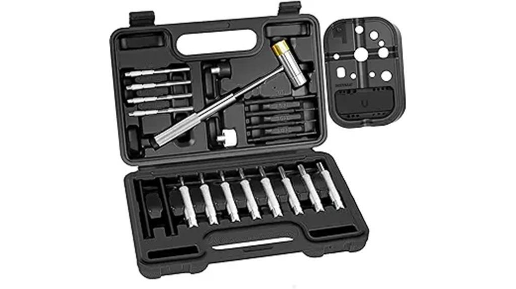 punch set with organizer