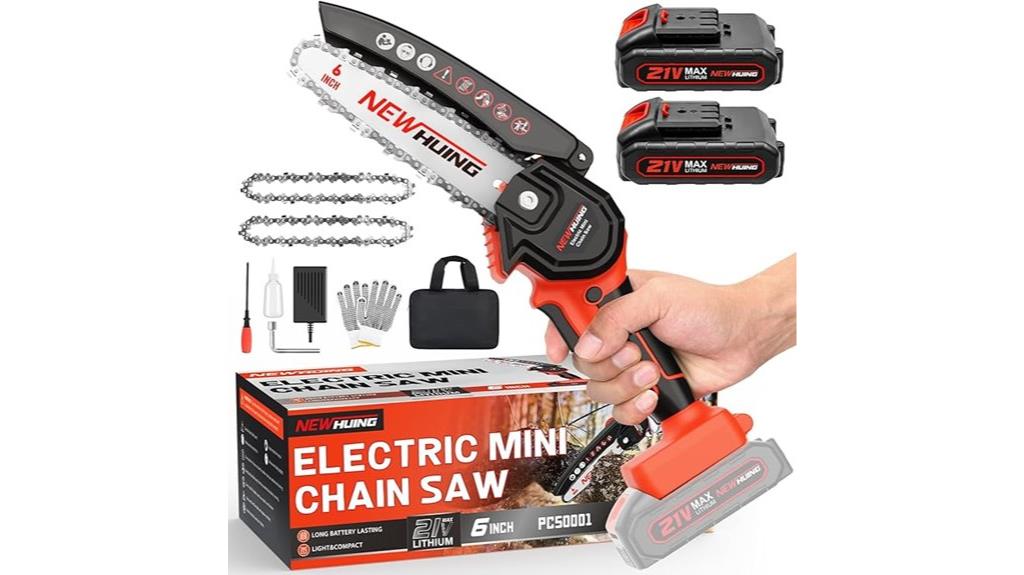 rechargeable 6 inch chainsaw kit