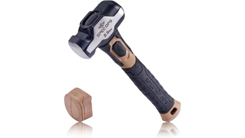 removable cap shock handle