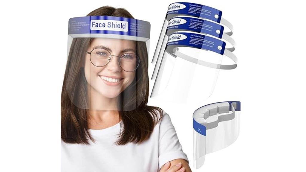 reusable clear plastic shields