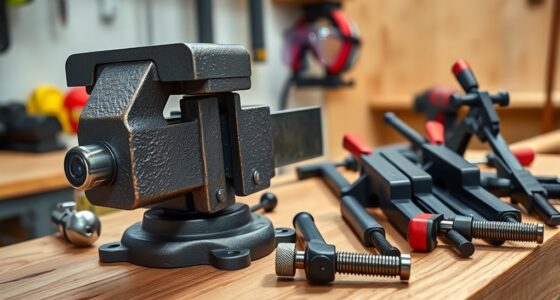 securely clamp objects safely