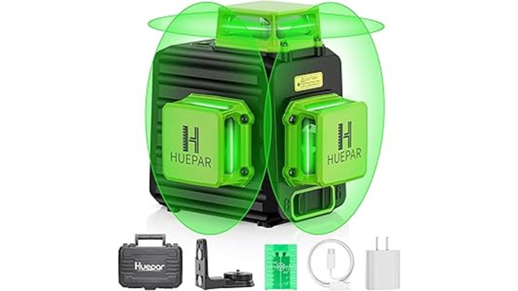 self leveling laser with rechargeable battery