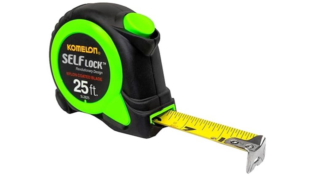 self locking 25 foot tape