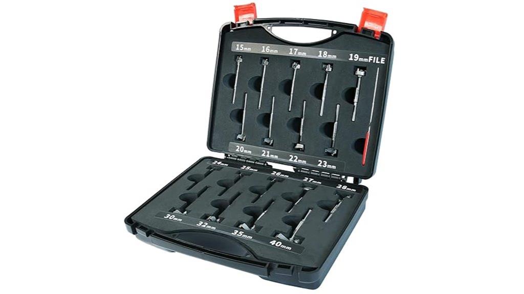 set of 18 forstner bits
