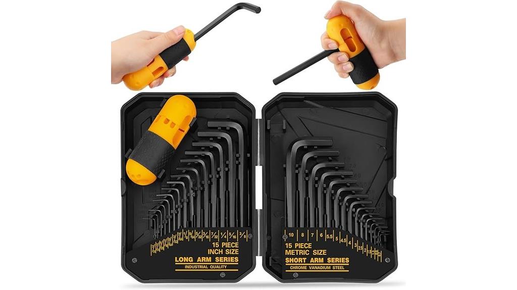 set of 31 hex wrenches