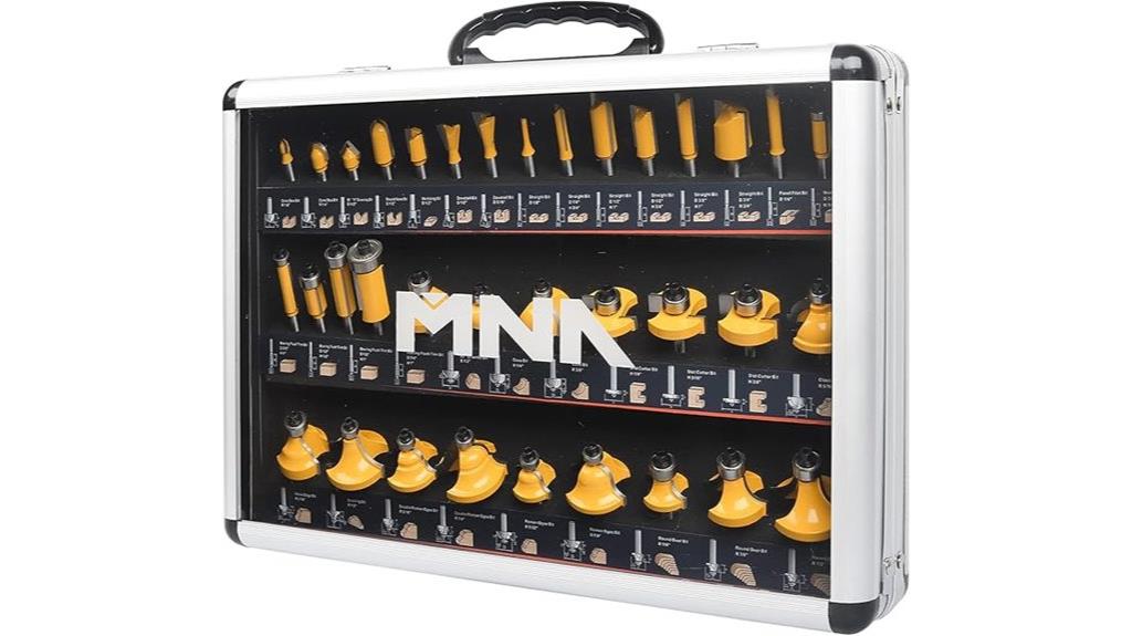 set of 35 mna router bits