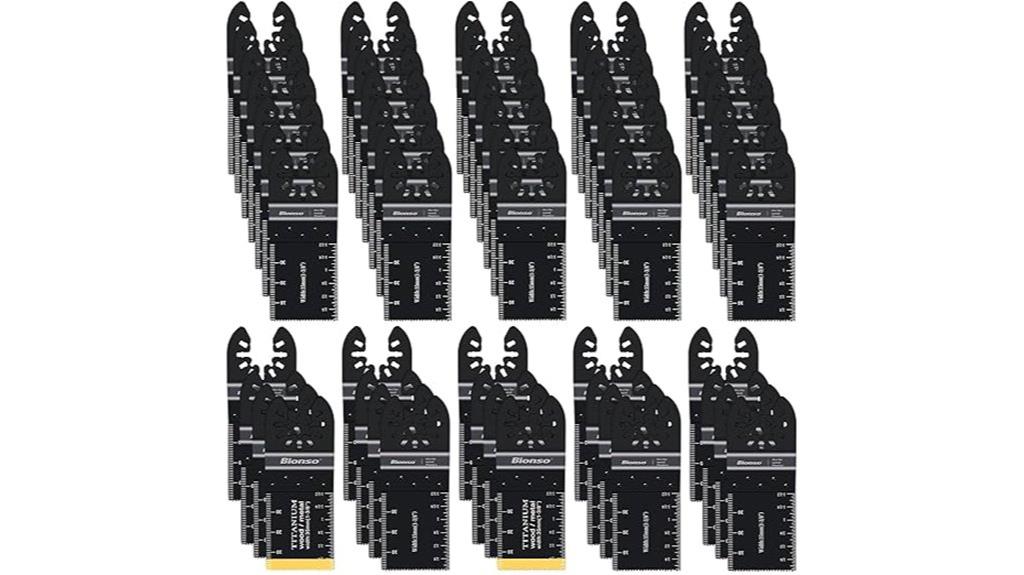 set of fifty five blades
