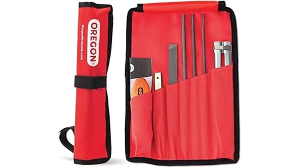 seven piece chainsaw sharpening kit