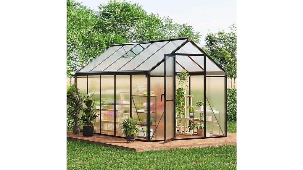 six foot by ten foot greenhouse