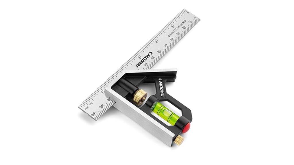 six inch arrow combo square