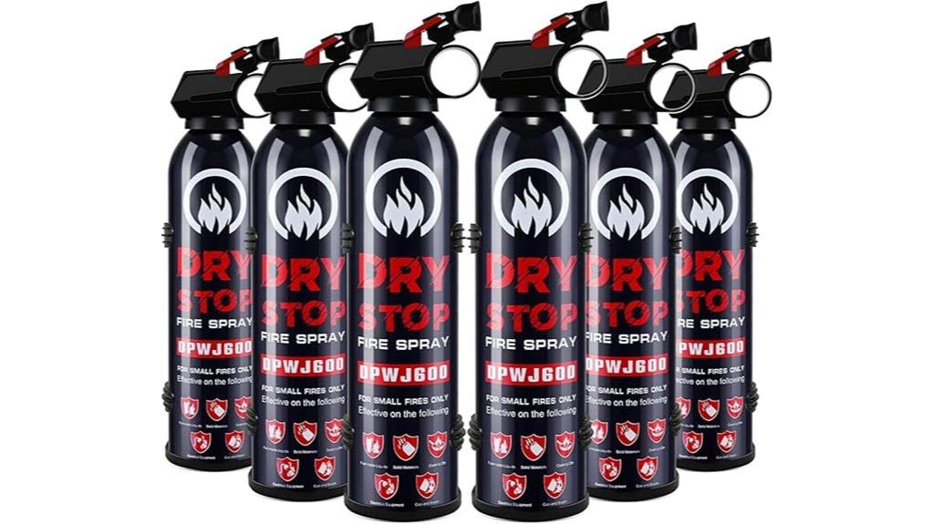 six piece fire safety