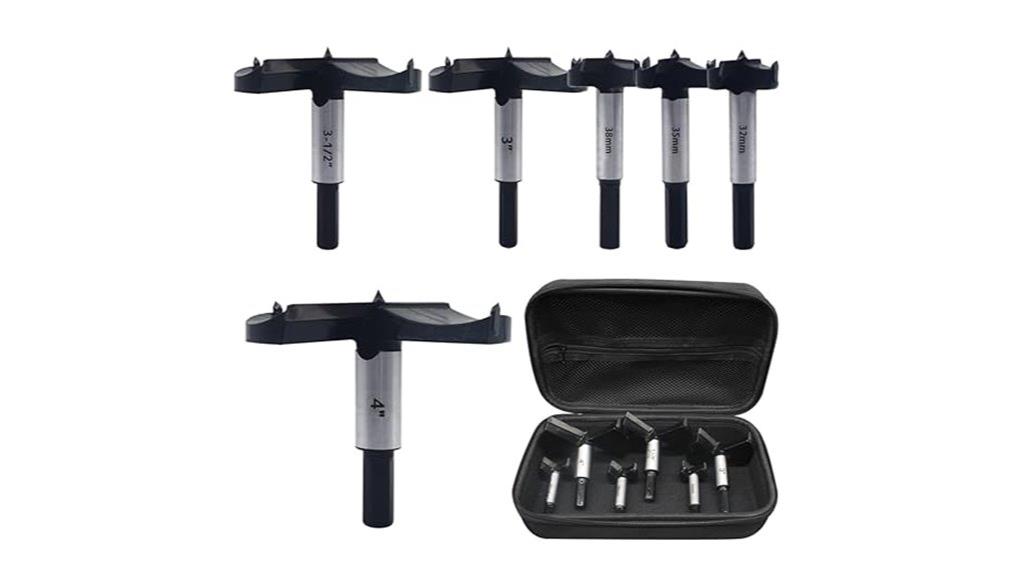 six piece large drill set