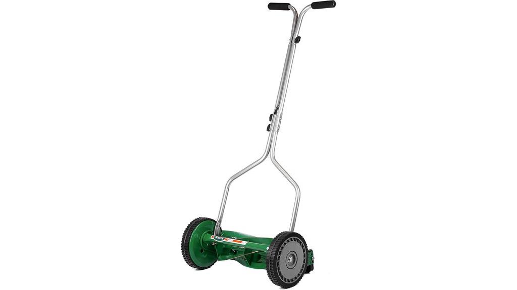 small 14 inch reel mower