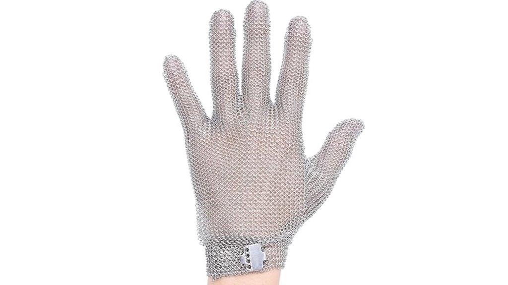 small stainless steel chainmail