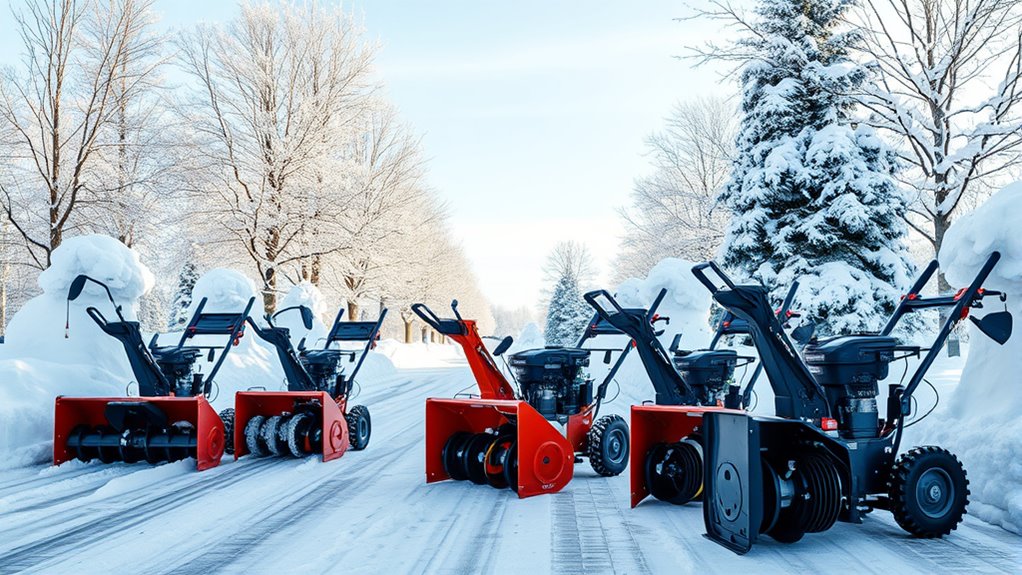 snow blower selection considerations