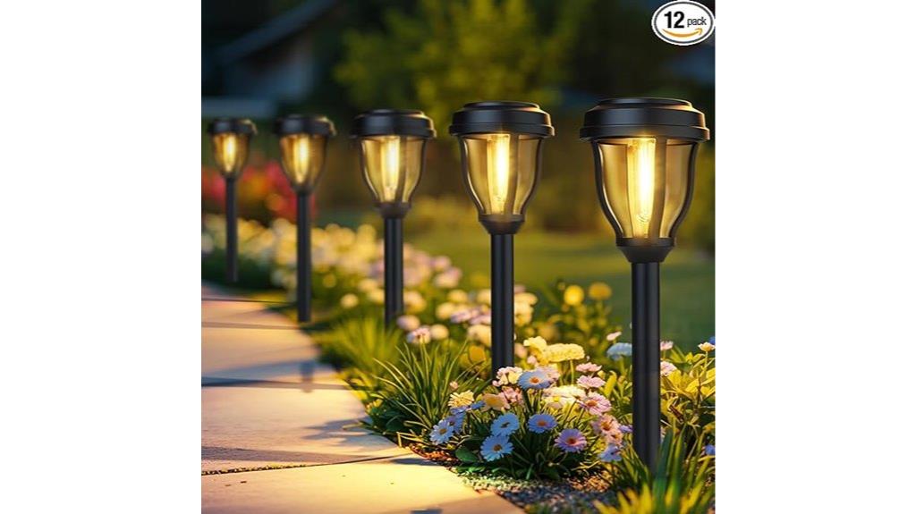 solar pathway lights pack
