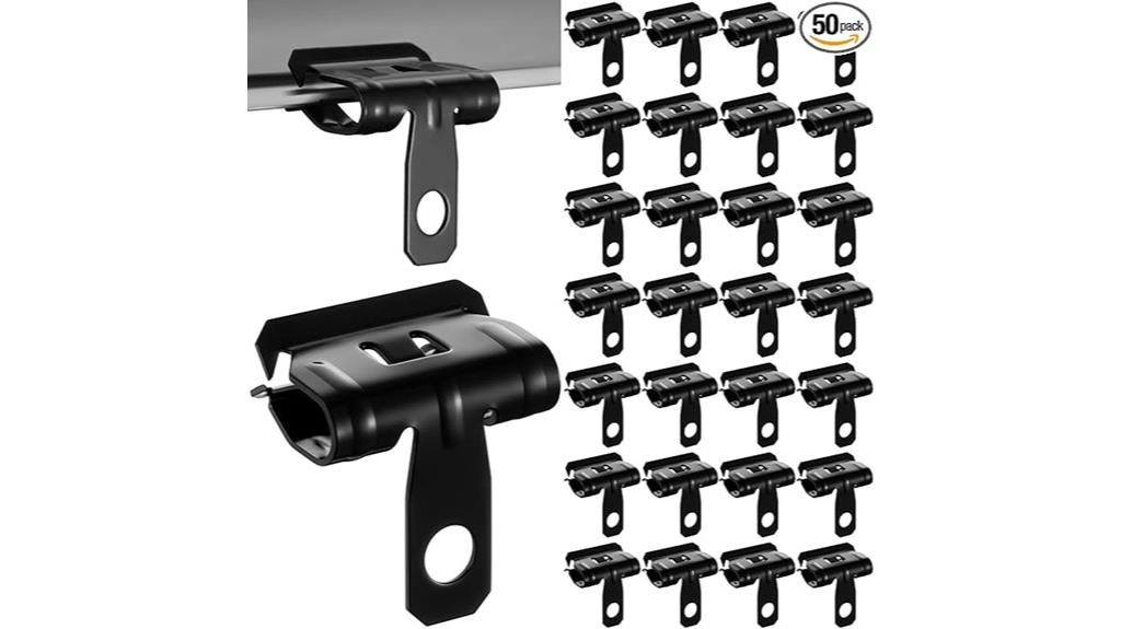 spring flange clips pack