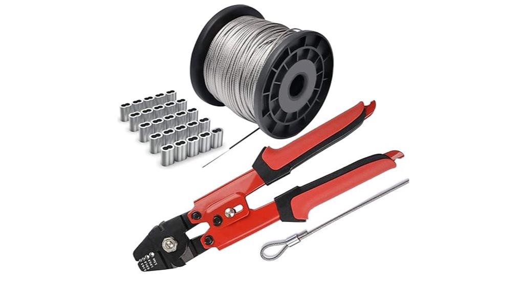 stainless steel cable crimping