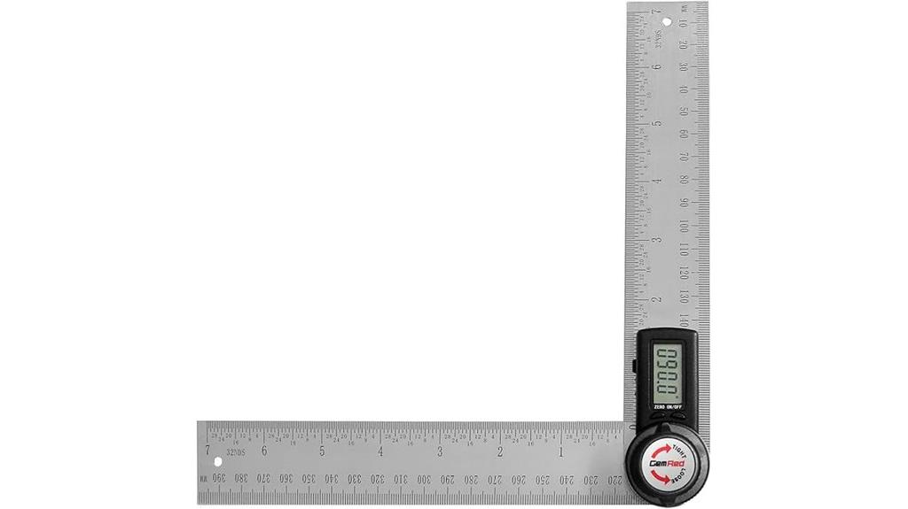 stainless steel digital protractor