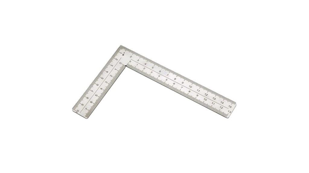 stainless steel l shaped ruler