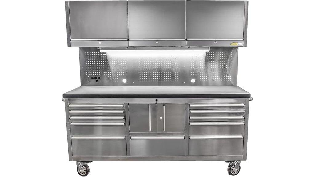 stainless steel tool cabinet