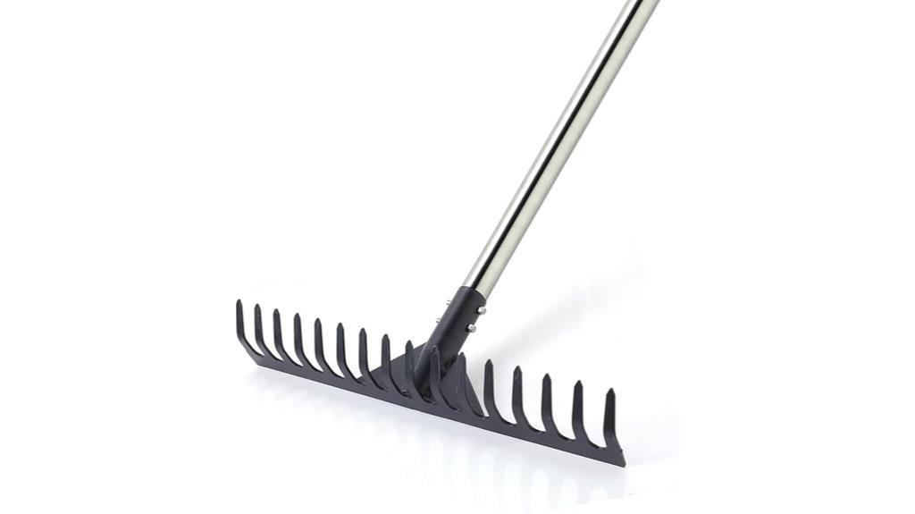 steel lawn thatching rake