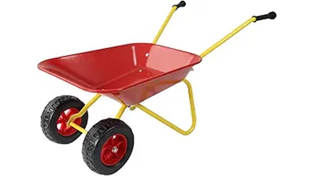 steel tray garden cart