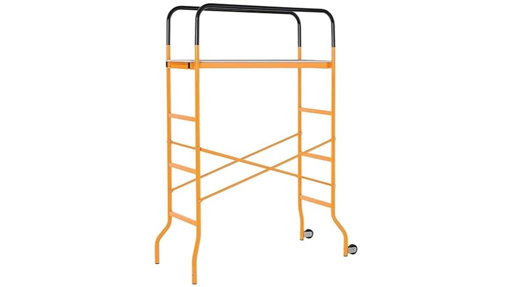 steel wheeled scaffold