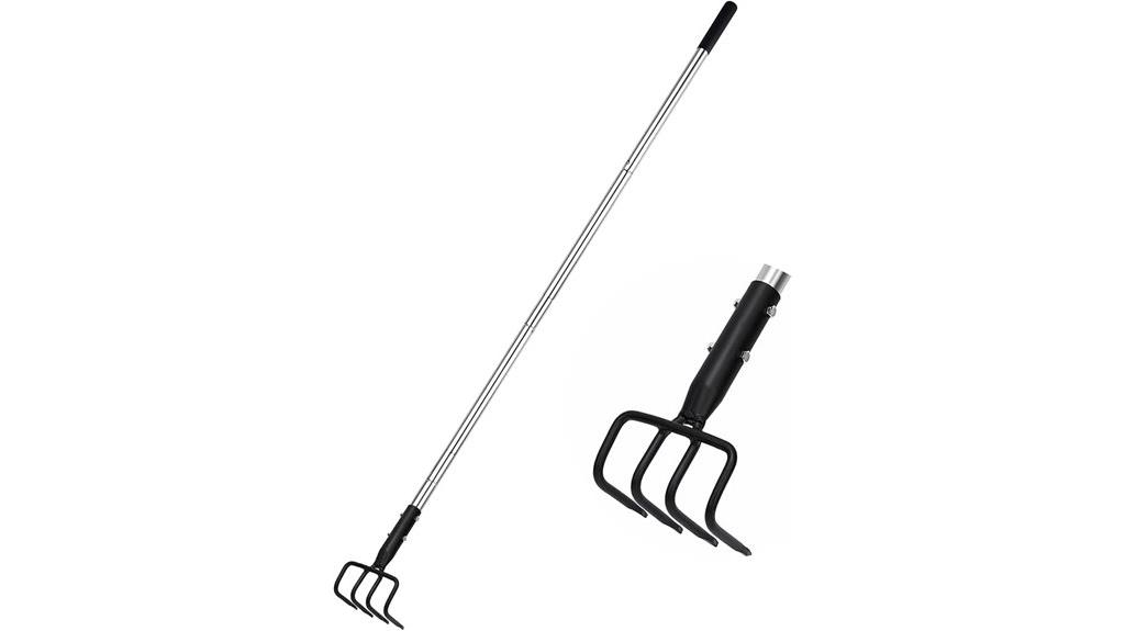 telescopic handle cultivator