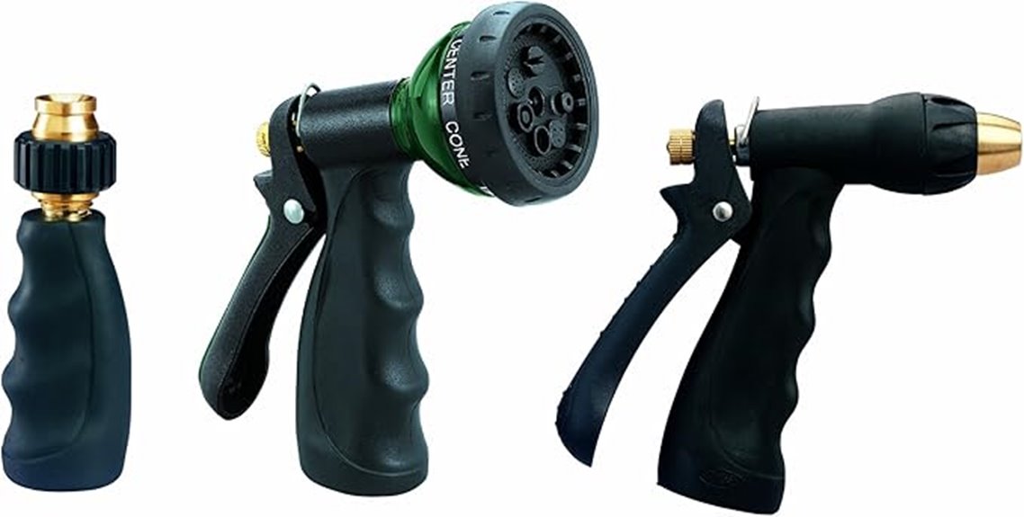 three piece hose spray set