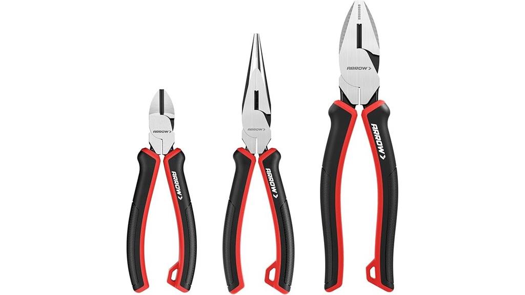 three piece pliers set