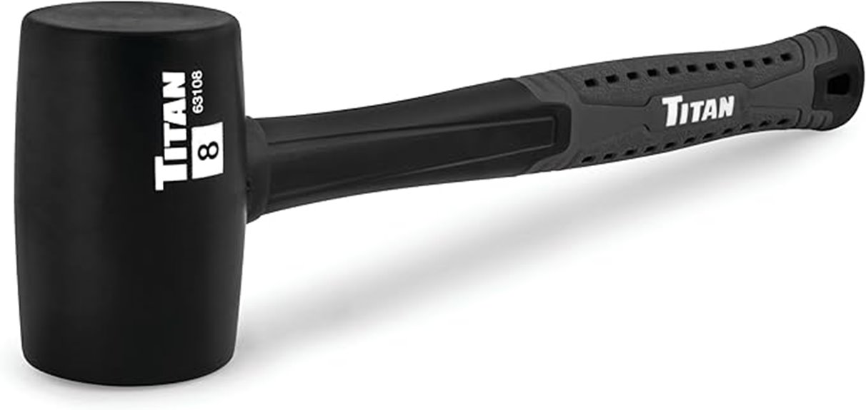 titan 8oz rubber mallet