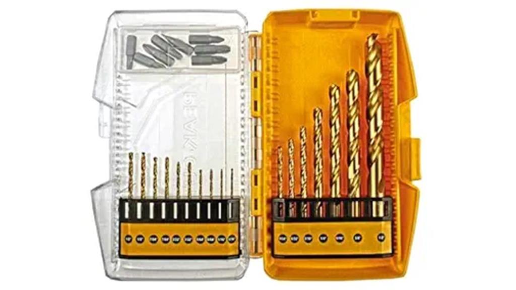 titanium coated drill set