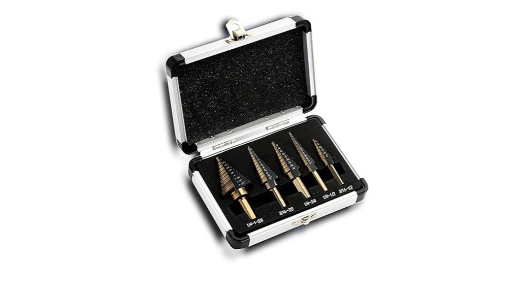 titanium coated step drills