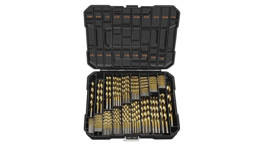 titanium drill bit set