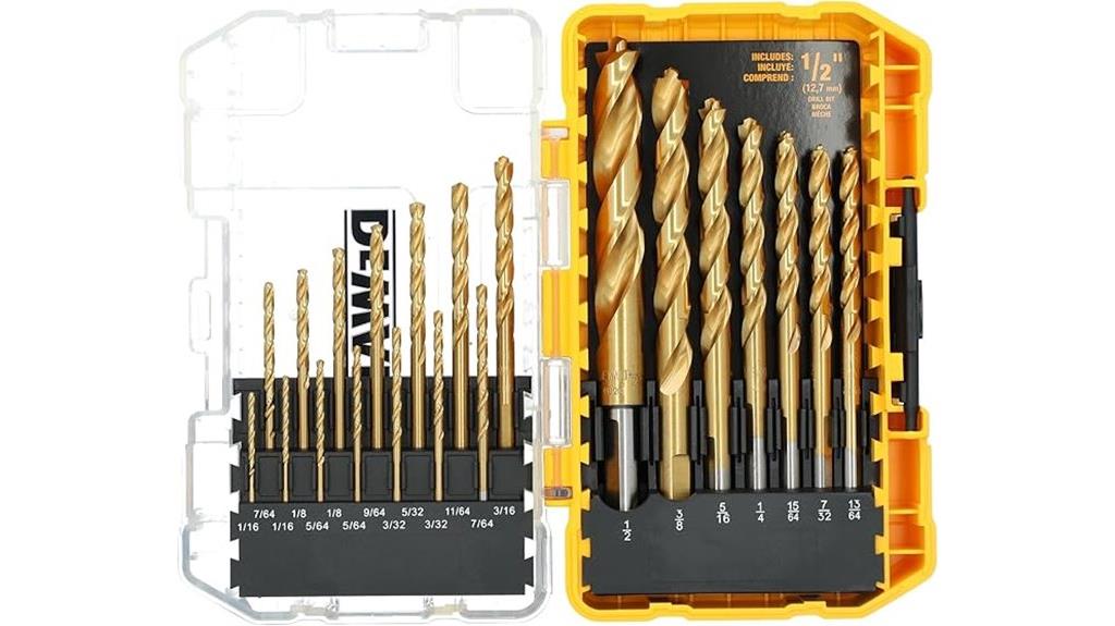 titanium nitride drill set