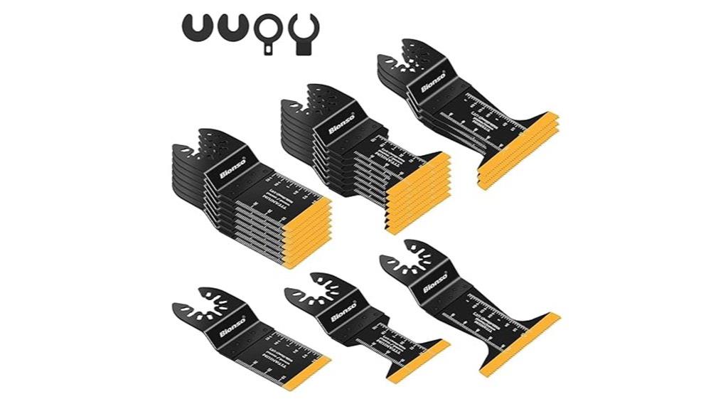 titanium oscillating blade pack