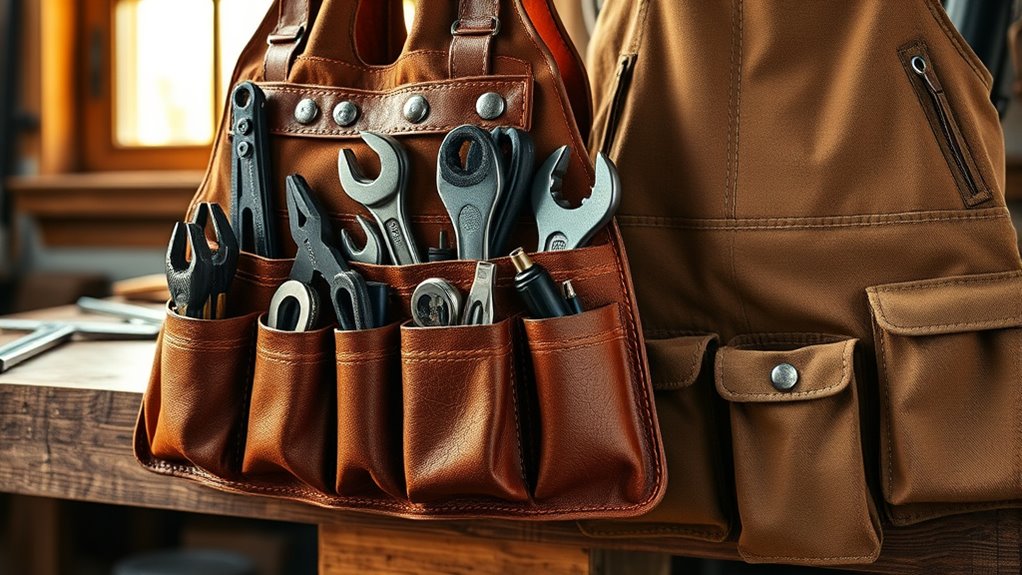 tool belt and apron guide