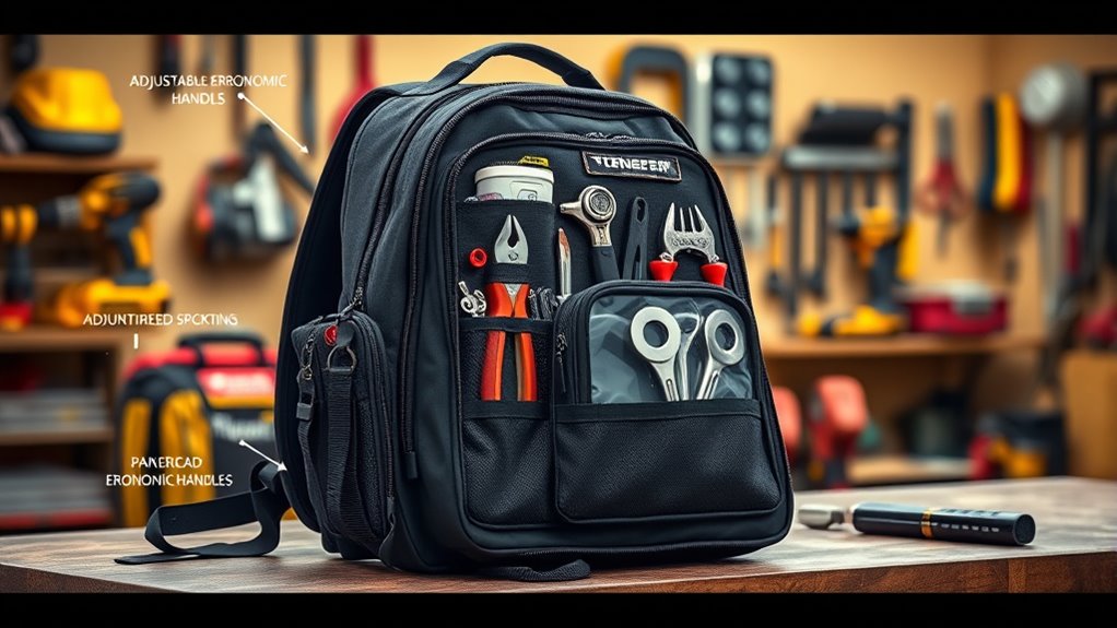 tool capacity and comfort