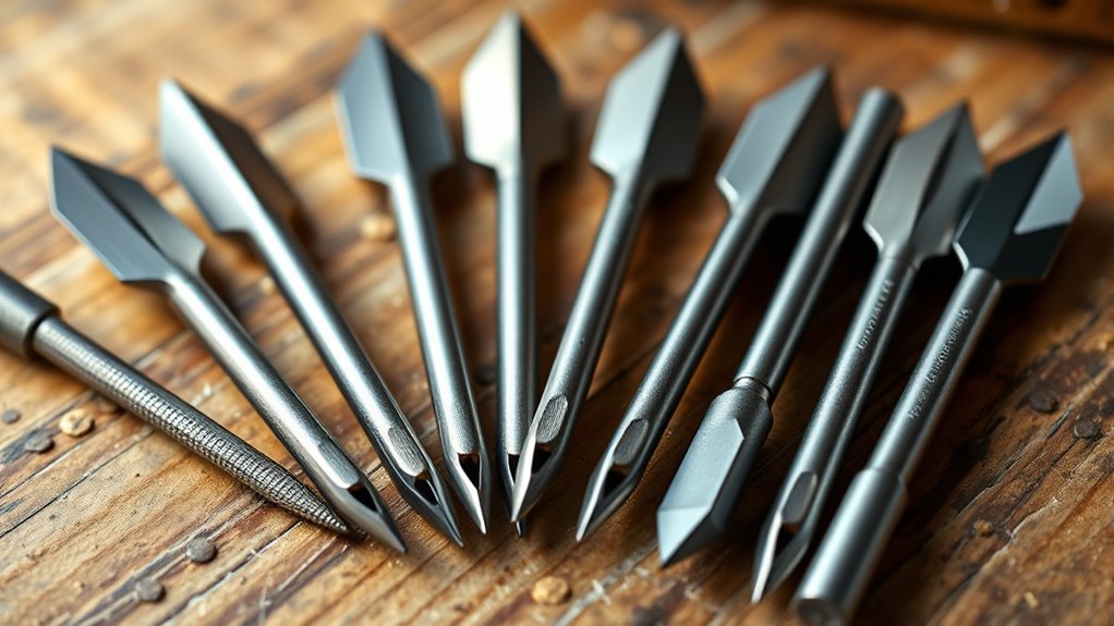 top wood spade bits