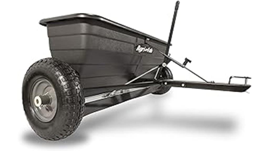 tow behind lawn spreader