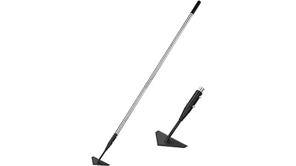 triangle garden hoe