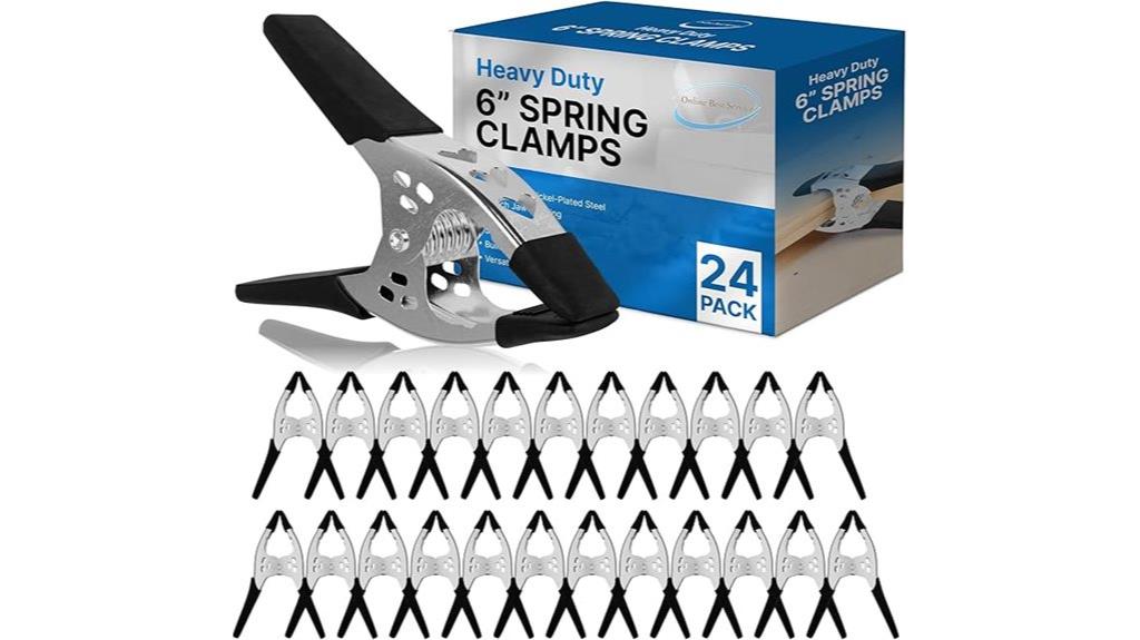 twenty four heavy duty clamps