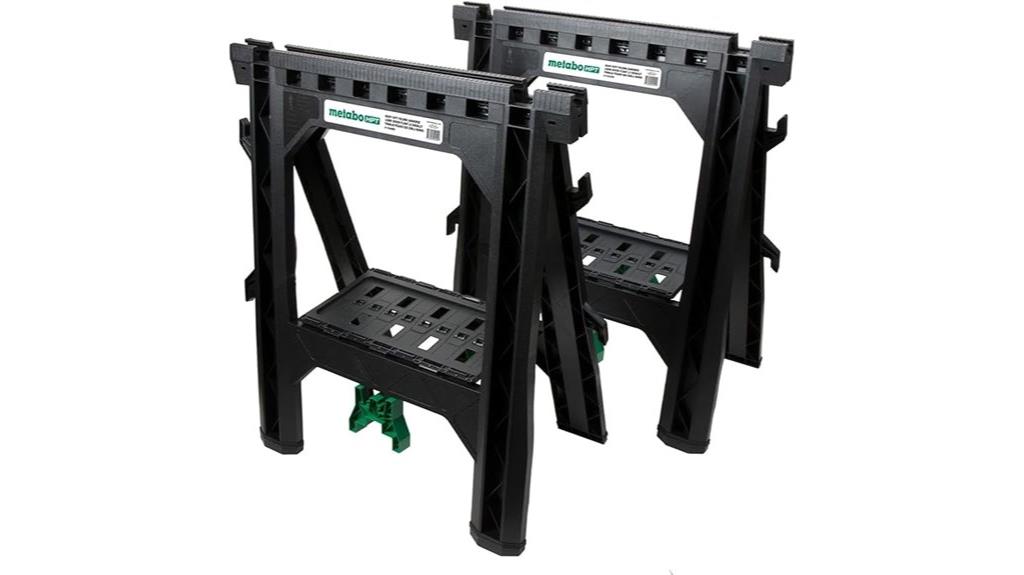 two folding sawhorses bundle
